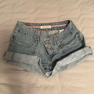 Hydraulic Denim with Pink Detail